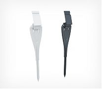 Держатели ценников с креплением предлагаем купить в Москве. Широкий каталог ценникодержателей в интернет-магазине Posmshop - Держатель кассет цен PC-DELI-STICK-SET с иглой .