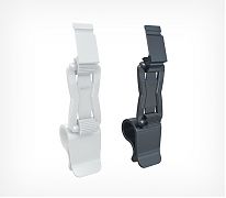 Держатели ценников с креплением предлагаем купить в Москве. Широкий каталог ценникодержателей в интернет-магазине Posmshop - Держатель кассет цен PC-DELI-SIDE-SET40 на край посуды на ножке высотой 40 мм.