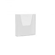 Держатель буклета настенный А-5 - Карман предназначен для размещения рекламной полиграфии формата А5: каталогов, листовок, буклетов. 